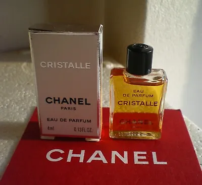 Miniature Perfume  Crystal  CHANEL Paris EDP 4ml + FULL + BOX + NEW + NEW • £12.43