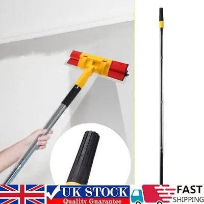 Retractable Paint Roller Extension Pole Detachable Clean Brush Extender Stick • £8.19