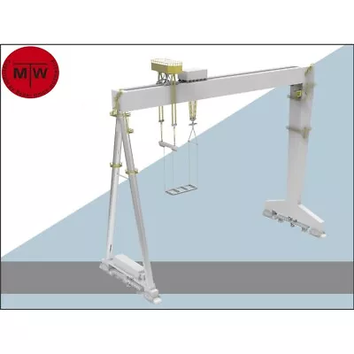 1/350 Scale Gantry Crane Port Scene DIY Assembly Model Kit • $53