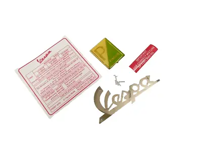 Badge Kit For Vespa VBB VBA VBC VM VN VL Sprint Primavera GS GL 150 125 BI #11-3 • $23.24