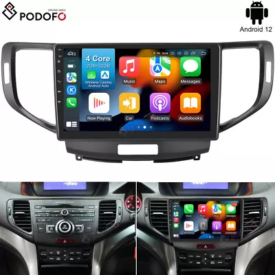 For Honda Accord Euro 2008-2015 Car Radio Android 12 Head Unit Carplay GPS 2+32G • $219.99