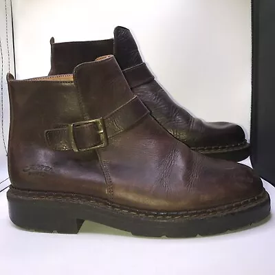 CAMEL Leather Chelsea Ankle Boots Size Uk 7.5 Soul Needs Repair • £18