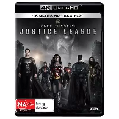 Zack Snyder's Justice League 4K Ultra HD + Blu-ray | Ben Affleck | Region Free • $53.94