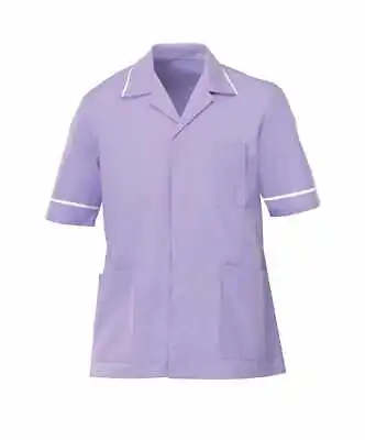 £18.99 • Buy Mens Lilac Healthcare Tunic Male Nurse Nhs Dentist Vet Uniform, Ins37li