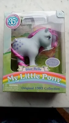 My Little Pony 35th Anniversary Original 1983 Collection - Blue Belle 2017 Mint • $15.99