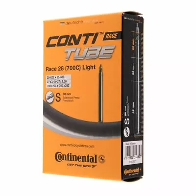 Continental Race 28 Light 700 X 18-25c Tube Presta 80mm • $11.95