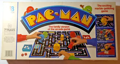 Pac Man Board Game - Vintage - MB - 1983 - Retro Arcade Classic - COMPLETE. Rare • £10