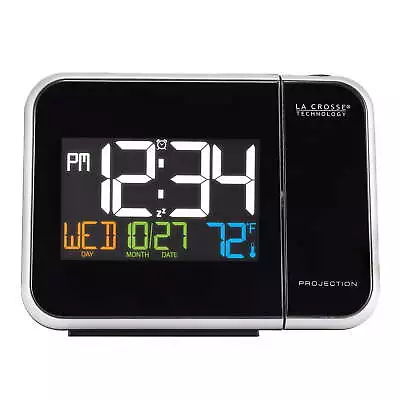 La Crosse Technology Colour Entry Level Projection LED Alarm Clock. • $21.57