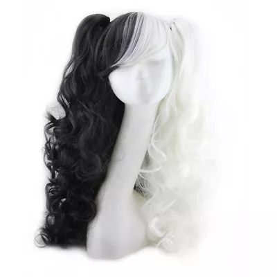 Fashion Lolita Full Curly Wig Pigtails Wavy Hair Cosplay Costume Halloween Party • $19.99