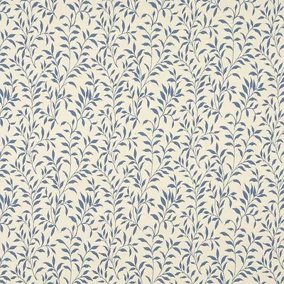 F414 Blue And Beige Floral Matelasse Reversible Upholstery Fabric By The Yard • $31.79