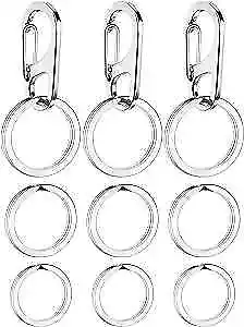  3 Sets Dog Tag Clip Dog ID Tag With Rings Holder For Dogs And Cats Collars  • $10.74