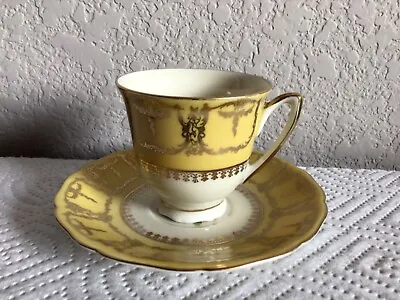 Vintage RGK Porcelain Hand Painted Demitasse Tea Cup & Saucer Set Czechoslovakia • $7.99