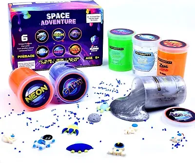 $24.95 • Buy Toysbutty Slime Kit For Girls Boys, 6 Galaxy Stretchy None Sticky Slime Educatio