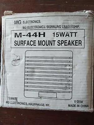 Vintage 4” Wall Mount Speaker Model M44H By MG • $4