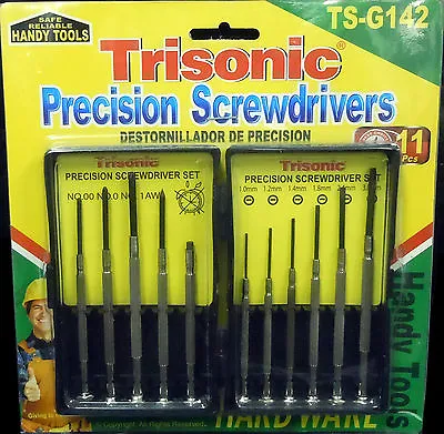 11 Piece Precision Mini Screwdriver Set Handy Tools With Carry Case And Magnet • $6.99