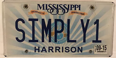 Vanity SIMPLY #1 License Plate Best Unique Champion Pro Outstanding Great • $69.99