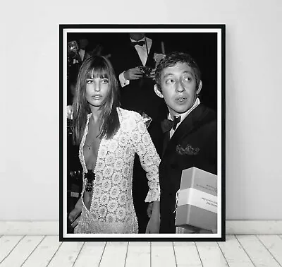 Jane Birkin Retro Vintage Celebrities Poster Art Print. A3 A2 A1 Sizes • $49.62