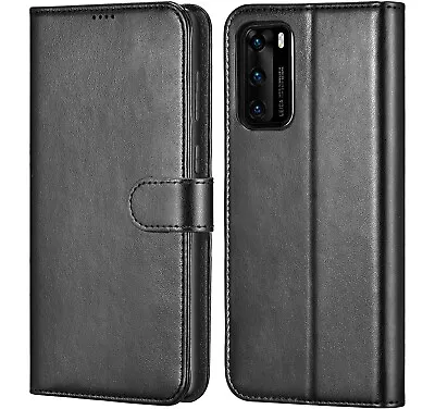 £4.95 • Buy For Huawei P40 Pro P30 Pro Y6 P Smart P20 Wallet Case Leather Flip Phone Cover