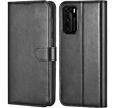 For Huawei P40 Pro P30 Pro Y6 P Smart P20 Wallet Case Leather Flip Phone Cover • £4.79