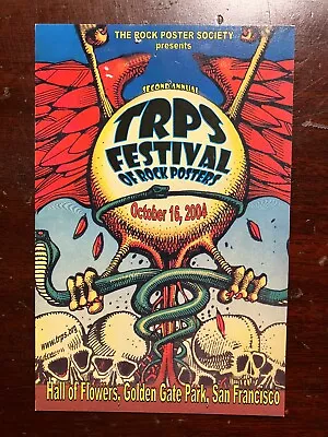 Second Annual TRPS Festival Rock Posters 2004 San Francisco Handbill Flyer • $18.95