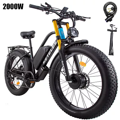 KETELES E-Bike 26  Fat Tire XF4000 2000W 48V 23Ah Mountain Bicycle For Adults US • $1199.99