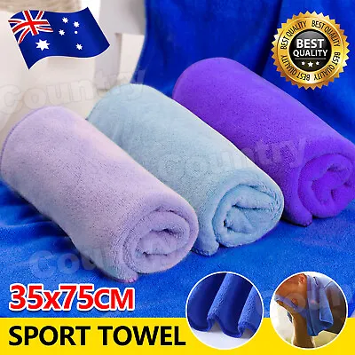 $6.45 • Buy Microfiber Quick Dry Towel |Large Travel Bath Sports Beach Gym Camping Hair/Hand