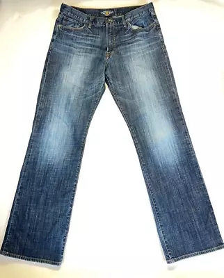 Lucky Brand Jeans Mens  36x34* (37x34) 367 Vintage Boot Cut Blue Stretch Denim • $19.95