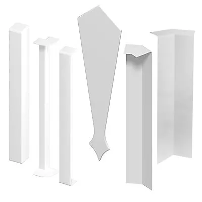 £14.52 • Buy UPVC Fascia Joint Trims Straight Connector UPVC Board Corner Finial Nails Pins