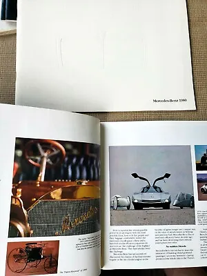 1980 Mercedes Benz Brochure 300D 450SLC 450SEL 280E 450SL 450SL SEL Full Catalog • $25.95