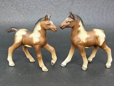 Victoria Ceramics Brown Foal Horse Salt & Pepper Shakers Vintage Japan - READ • $16