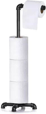 $17.99 • Buy 63cm Industrial Toilet Paper Holder Stand Tissue Paper Roll Dispenser Bathroom