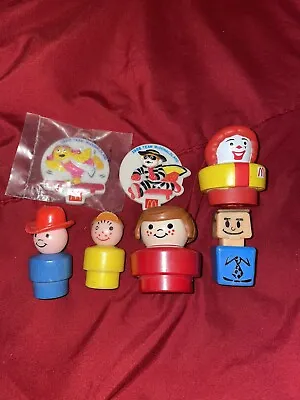 Vintage Fisher Price Ronald McDonald Little People Lot Happy Meal Olympics +++ • $29.95