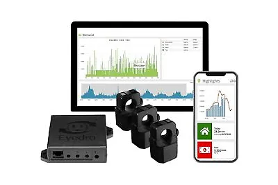 Eyedro Business 3-Phase Energy & Solar Monitor | Net Metering | High-Resoluti... • $442.22