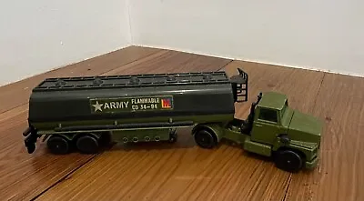 Matchbox Superkings K16/18 K-115 Military Tractor And Articulated Tanker 1973 • £13