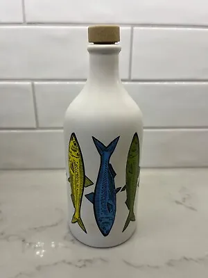 Frantoio Miraglia Marchio Figurativo Italy Handmade Pottery Empty OO Bottle • $5.99