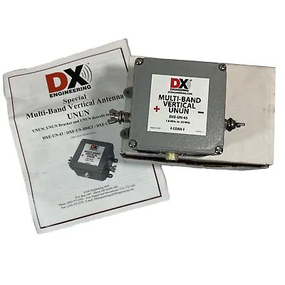 DX Engineering Maxi-Core High Power Multi-Band Vertical Antenna UNUN DXE-UN-43 • $149.99