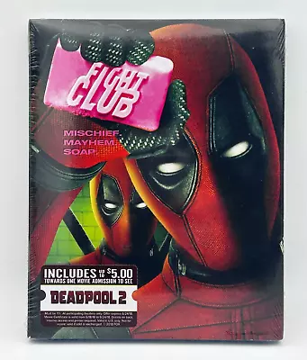 Fight Club (Blu-ray 2018) W/Deadpool Photobombed Slipcover NEW SEALED • $19.99