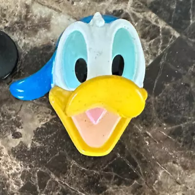 Vintage Disney Donald Duck 3d Magnet Wearing Baseball Hat • $6.29