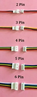 £3.12 • Buy Micro JST Connectors (2,3,4,5 & 6 Pins)