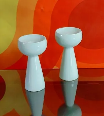 Vintage Mid Century Modern Retro Atomic Bavaria Tullip Style Candle Holders • $55.98