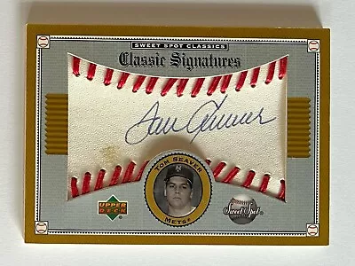 $114.99 • Buy 2002 Ud Tom Seaver Sweet Spot Classic Signature Hof Auto Baseball Mets Autograph