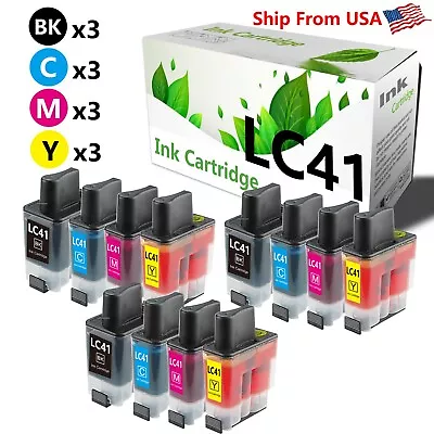 12PK LC41 LC-41 Ink Cartridge For Intellifax 1840C MFC-5440CN Printer • $10.13