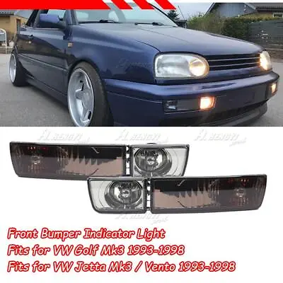 Fog Lights For 1993-1998 Volkswagen MK3 Golf Jetta Front Bumper Driving Lamps • $47.49