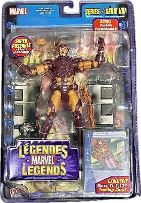 Marvel Legends Modern Armor Iron Man  Series VIII Toybiz 2004 • $40