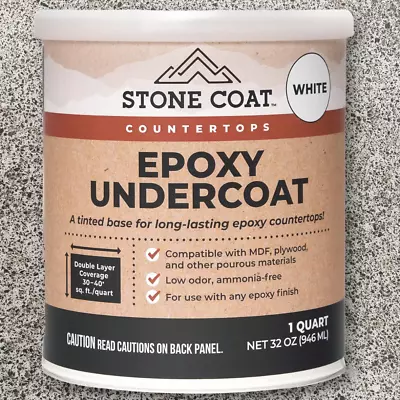 Stone Coat Countertops White Epoxy Undercoat – Epoxy Paint And Primer Mix • $23.99