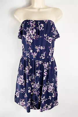 Mossimo Supply Co. Floral Off Shoulder Dress Women Size Medium With Pockets • $13.95