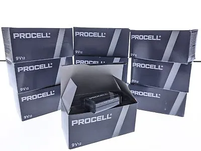 Duracell Procell 9V Batteries PC1604 Alkaline 9 Volt Battery Value Lot 12 24 48 • $19.99