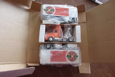 ERTL Home Depot Carrier Volvo/GMC Semi Truck & Double Trailers Diecast 1:64 NIB • $48