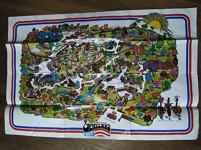 $299.99 • Buy Rare 1973 Opryland Theme Park Souvenir Map