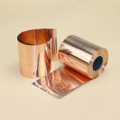 1pcs 99.9% Pure Copper Cu Metal Sheet Foil Plate Strip Thickness 0.01mm To 1mm • $8.71